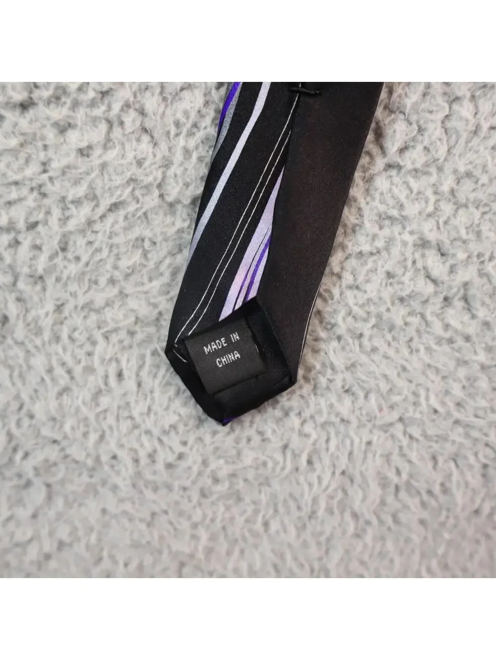J Garcia Necktie Silk Black Abstract Limited Collection 56